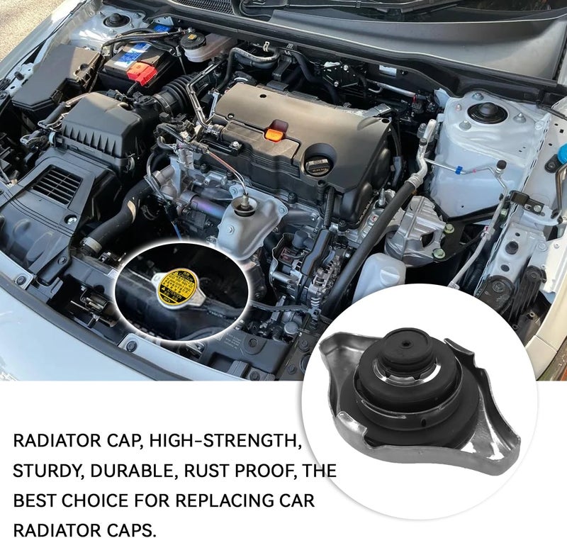SWQS Radiator Cap 16401-20353 16401-31650 Replacement for Toyota 4Runner, Camry, Corolla, Highlander, Tundra, Tacoma, Prius, Lexus GS300 RX330 Stainless Steel Radiator Cover Accessories - Image 5